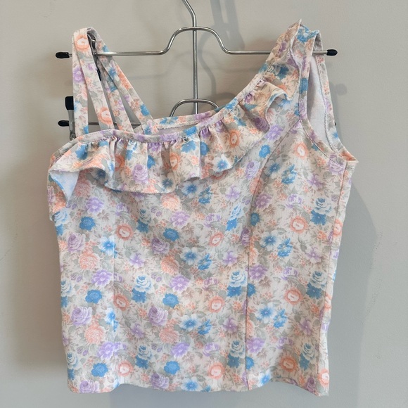 Floral Ruffle Two-Piece Set, professional custom made. - Picture 4 of 15